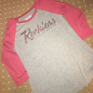 Women’s “Reckless Los Angeles” 3/4 Length Shirt